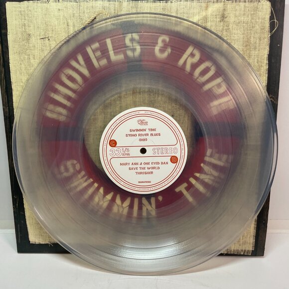 Shovels and Rope Swimmin Time 2014 Clear Double LP Vinyl Record Shrimp Records - Picture 6 of 7